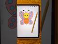 Tracing a kawaii butterfly on Procreate 🦋 #shortsfeed #shorts #youtubeshorts #procreate #viral #yt