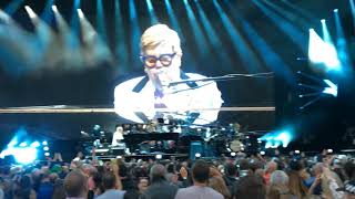 Elton John Live Crocodile rock, Fantastic vibes, audience on the rooftop, balconies... 2019. Hove