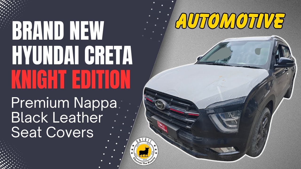 Hyundai Creta Knight Edition Customized Bucket Seat Covers Orchis