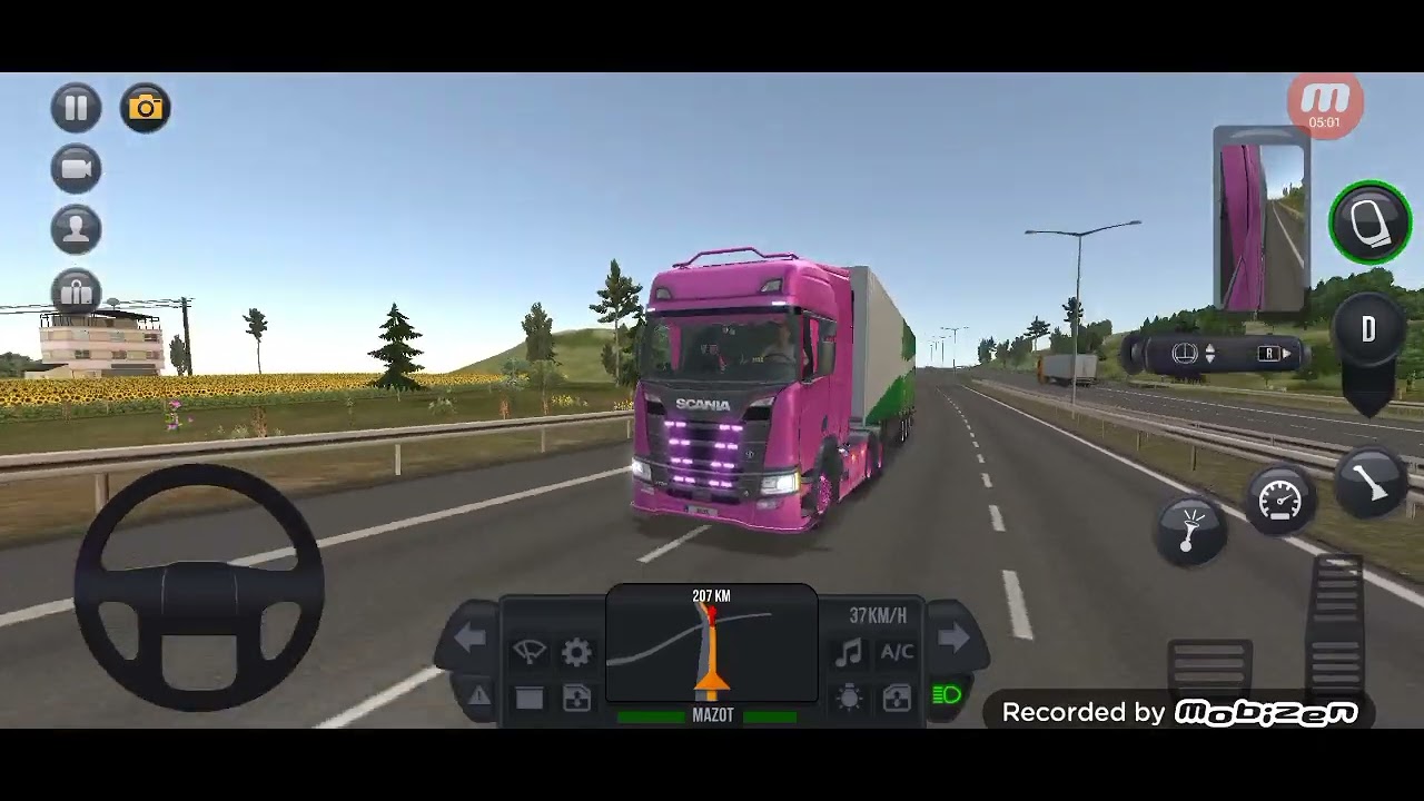 DEDEMİN YENİ TIRI SCANİA ADAM HER YERİ PEMBEYE DONÜŞTÜRMÜŞ Truck simülatör Ultimate