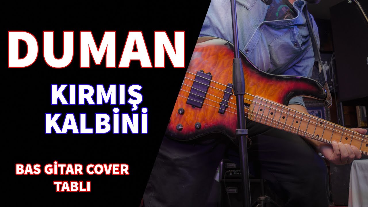 Duman - Kırmış Kalbini 🎸 (Bass Cover + Tablı) #duman #kırmışkalbini