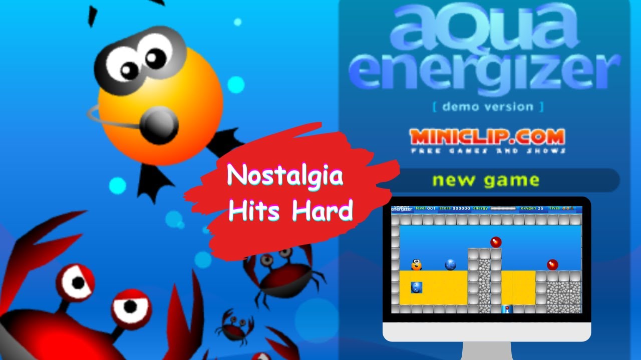 Aqua Energizer 2002 Miniclip Game Walkthrough Flash Game Level 1 4 Nostalgia YouTube aqua-energizer-2002-miniclip-game-walkthrough-flash-game-level-1-4-nostalgia-youtube