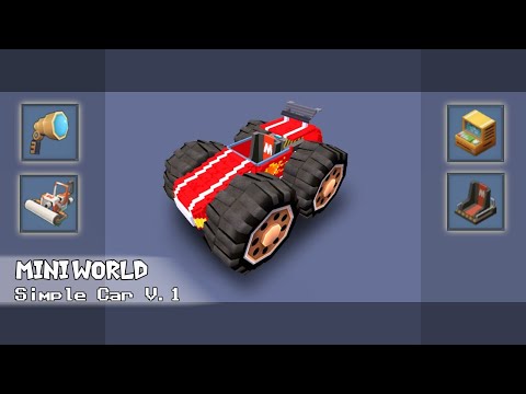 Video Mini World Block Art : Tutorial - How To Make Car - youtube
