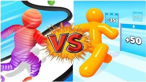 PRO TALL MAN RUN VS NOOB ROPE MAN RUN. ALL MAX LEVEL BIG UPDATE All level IOS gameplay EP 100