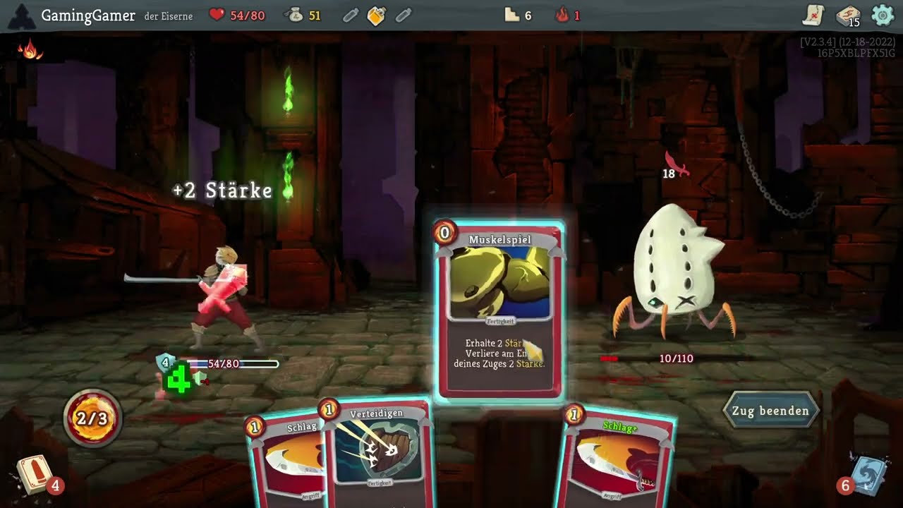 Ein Elite-Kampf in ''Slay the Spire''