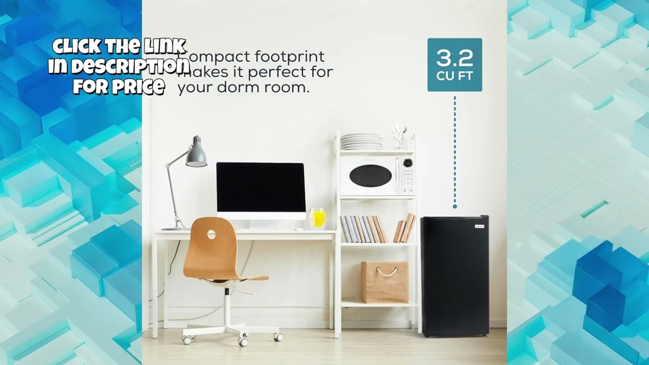 Igloo 3.2 Cu.Ft Compact Refrigerator with Freezer Review | Mini Fridge for Home, Dorm & Office
