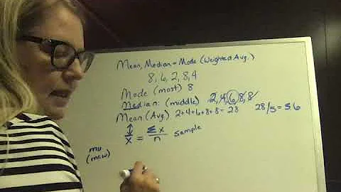 Mean, Median and Mode