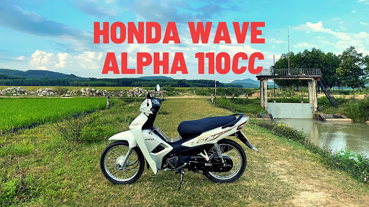 Đánh giá xe honda wave alpha