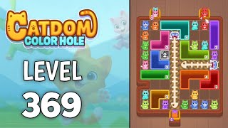 Catdom: Color hole Level 369 walkthrough solution 