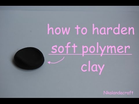 How To Harden Soft Polymer Clay - By Nkalandacraft