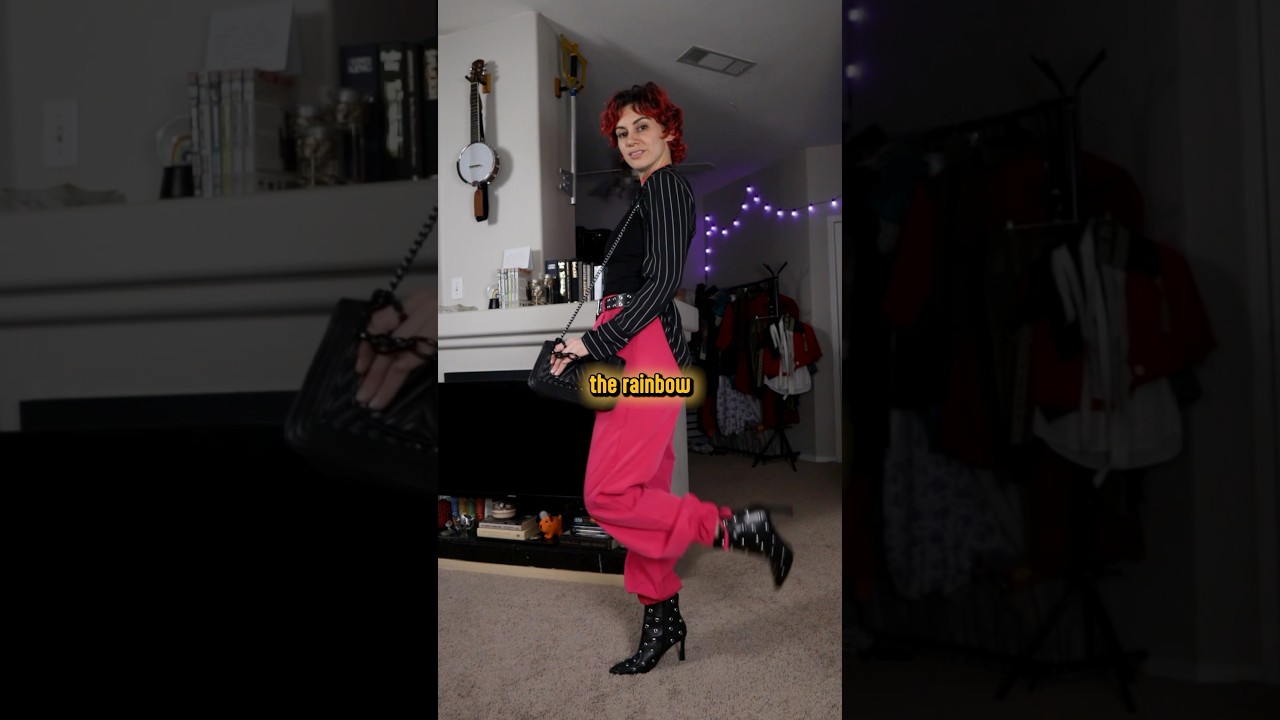 🌈🩷 BONUS get ready with me: PINK! 🩷🩷 #grwm #outfitideas #lgbt