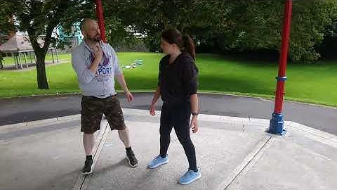 八卦掌 Baguazhang applications | - single palm change - pt 2