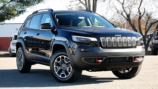 2022 Jeep Cherokee Trailhawk Review  Walk Around and Test Drive