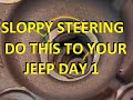 Jeep JT JL Wandering Sloppy Steering Fix for FREE, How to for the Gladiator Wrangler Dead Spot Slop