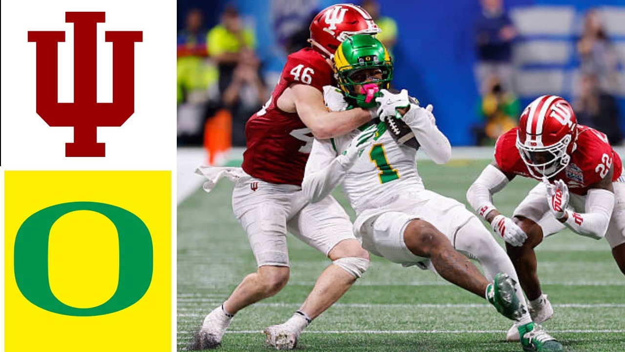 #1 Обзор матча Индиана против Орегона | Полуфинал плей-офф студенческого футбола 2025 года