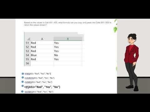 Based on the values in Cell A51: A55, what formula can you copy and