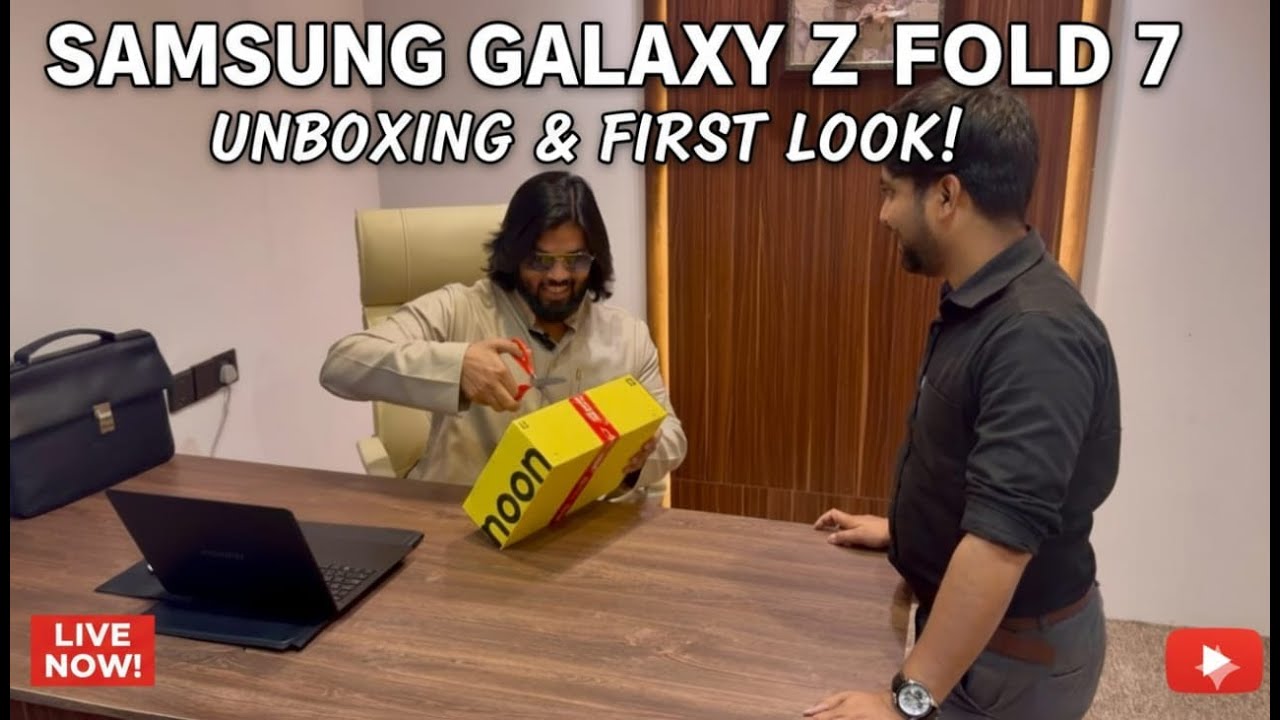 Unboxing Samsung Z fold 7
