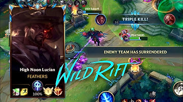 WILD RIFT CHALLENGER LUCIAN GAMEPLAY | SEASON 5 TOP 1 LUCIAN IN ASIA SERVER (BUILD AND RUNES)