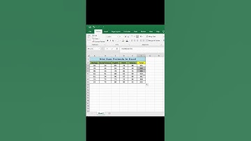 New Sum Trick 😎 | Must Try! #sumformula #excel