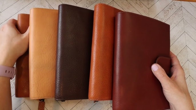 Pocket Moterm Wallet: Veg Tan Leather Apricot - Planners