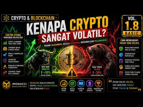 Crypto & Blockchain : Kenapa Crypto Sangat Volatil?. Vol.1.8 | BASIC