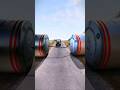 Truck vs Hydraulic Crush in the game BeamNG.drive