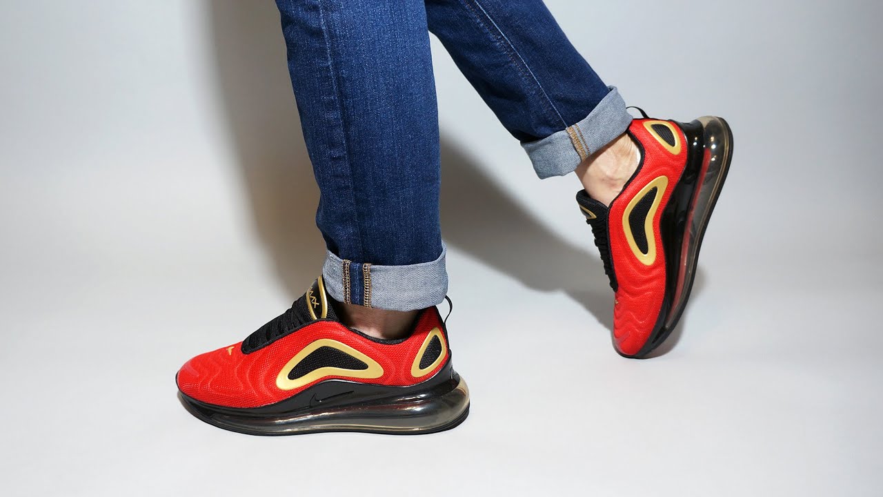 air max 720 red and gold