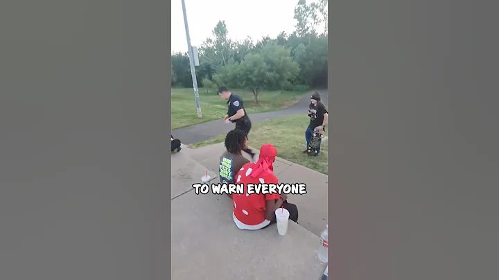 Cop Enters the Skate Park - Unexpected Police Encounter 😱 #shorts