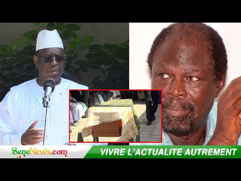 Levée du corps : Ibrahima Séne (PIT) témoigné par Macky Sall