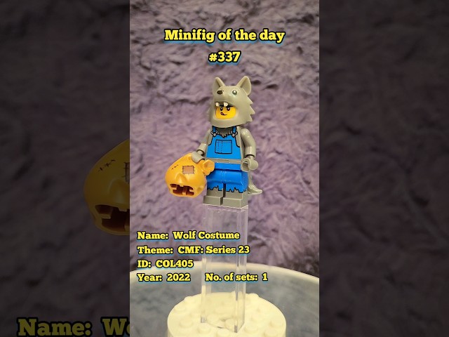 Minifig of the day #337 - Wolf Costume - CMF: Series 23 - Lego - #shorts