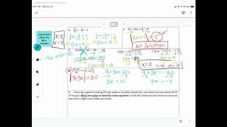 1-4 Solving Absolute Value Equations - in-class practice problems CP
