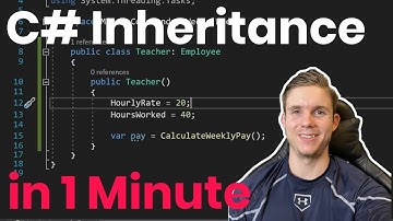 C# Inheritance in 1 Minute | C# Crash Course