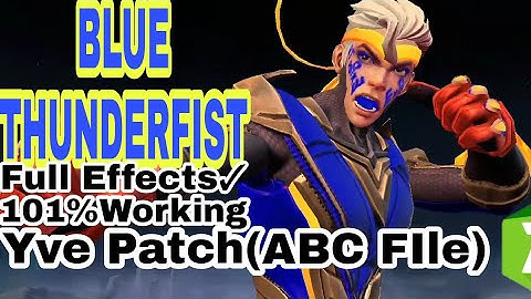 CHOU THUNDERFIST (BLUE) SKIN SCRIPT | YVE PATCH | NO BAN NO ERROR | EXPECTED