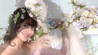 The Beauty Of A Woman With Flowers.avi