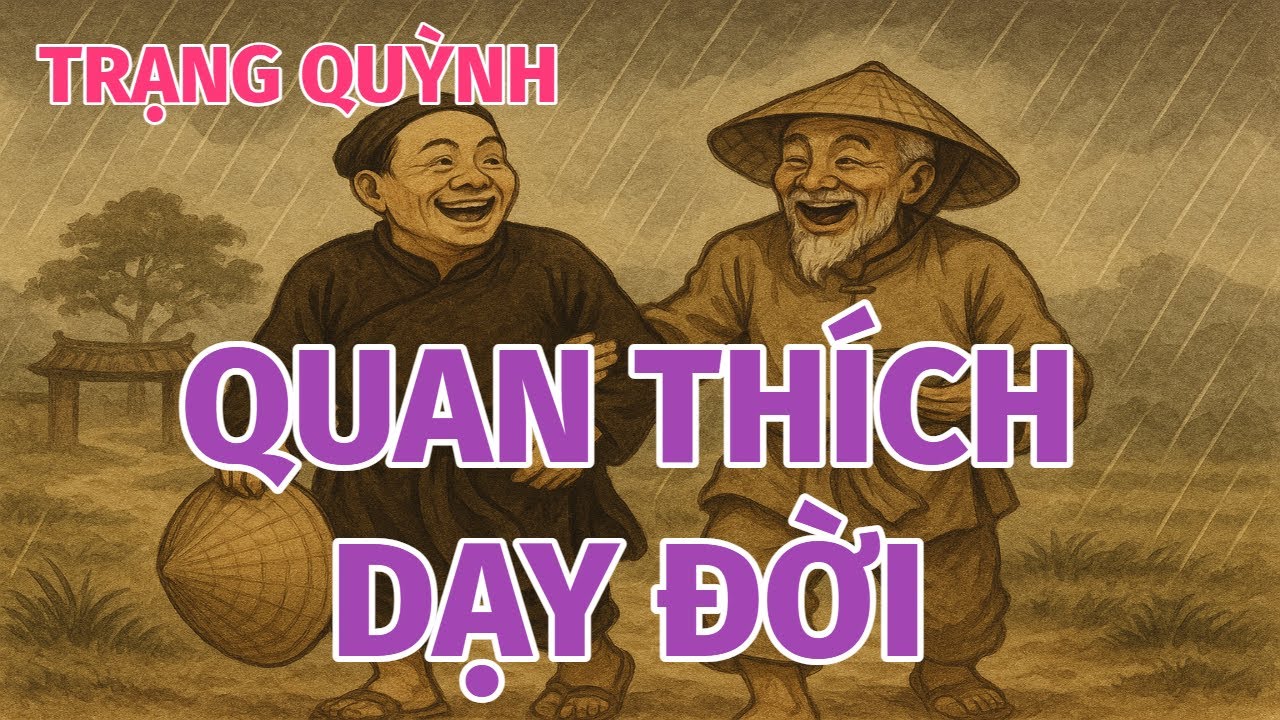TRẠNG QUỲNH QUAN THÍCH DẠY ĐỜI
