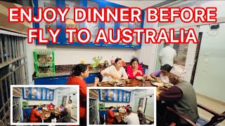 VLOG 97. MY VANJI ENJOY DINNER BEFORE FLY TO AUSTRALIA @AngeliaRomie 