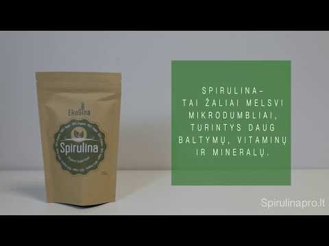 Video: Kuo naudinga chlorela ir spirulina?