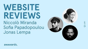 🔴  Live Jury Website Reviews | Niccolò Miranda, Sofia Papadopoulou & Jonas Lempa