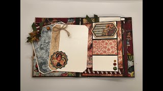 CCC DT Project- 2 Page Mini Album Page Tutorial with Bountiful Blessings