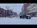 Downtown Casper during the blizzard