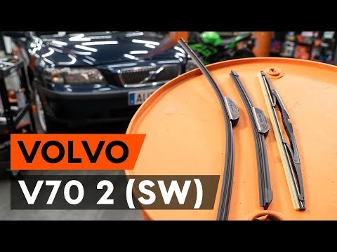 Kā nomainīt VOLVO V70 2 (SW) logu slotiņas [AUTODOC VIDEOPAMĀCĪBA]