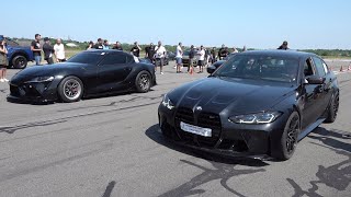 1000Hp Toyota Supra Mk5 Vs 750Hp Bmw M3 G80