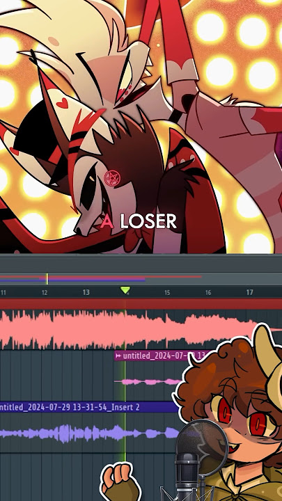 I TRIED SINGING LOSER BABY FROM HAZBIN HOTEL 🎰🎰🎰 #shorts