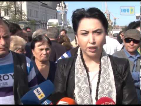 ეკა ბესელია გაფიცულებს შეხვდა