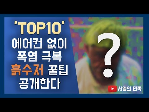 (서열의민족) 흙수저 더울때 대처법 에어컨 없이 여름 나는 법 꿀팁 TOP10