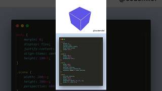 Cube Rotation Animation in 10 seconds #shorts #animation