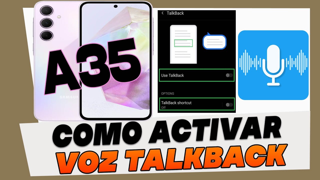 Como Activar TalkBack en Samsung Galaxy A35
