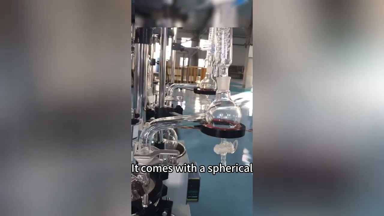 Single Layer Glass Reactor | Digital Temp Control + High-Speed Stirring