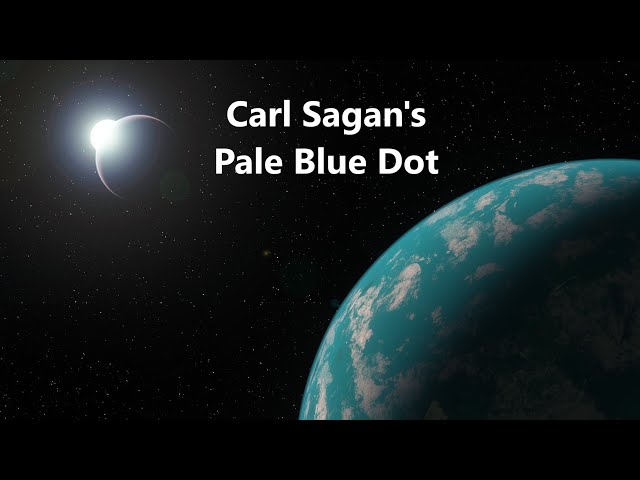 The iconic Pale Blue Dot image puts Earth into perspective