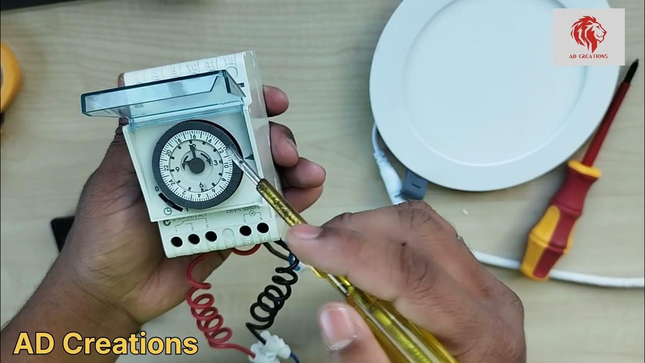 how-to-set-light-timer-light-timer-conection-full-vedio-technical